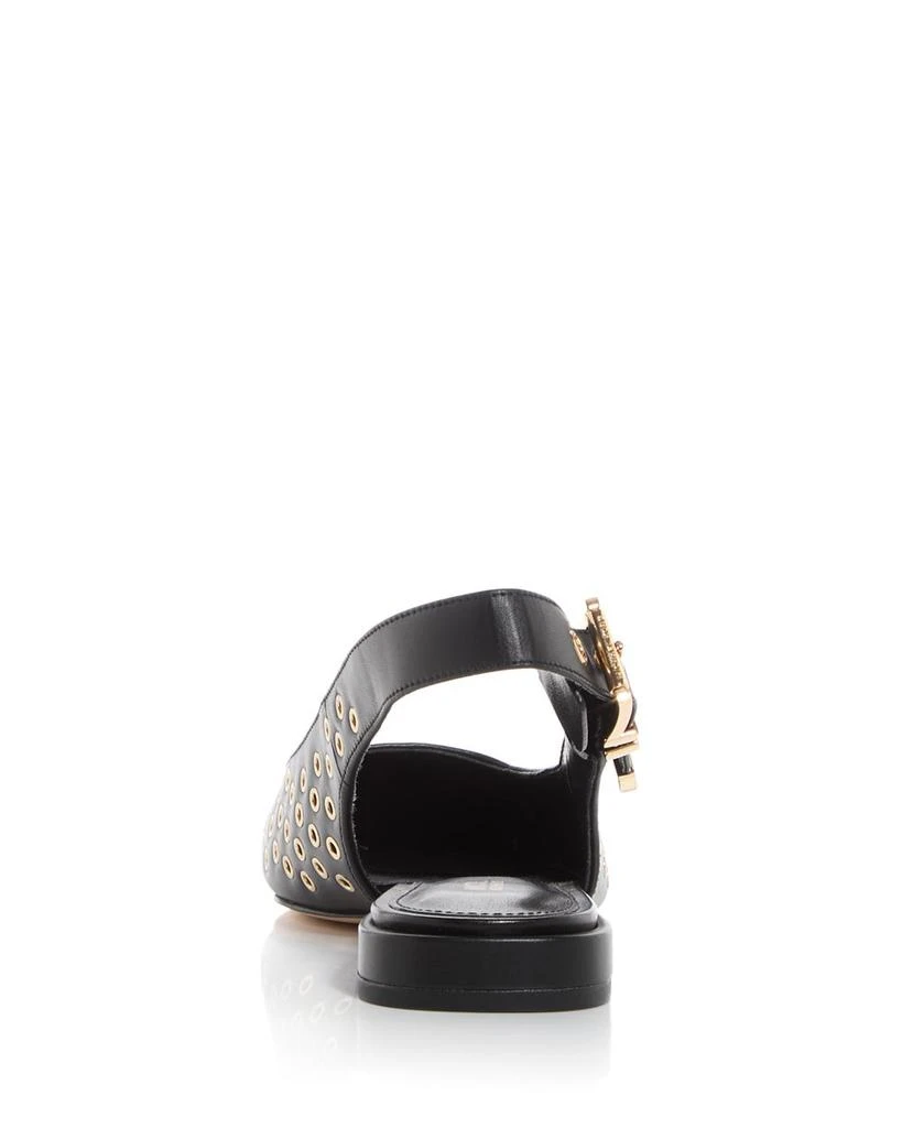 Michael Kors Women's Darrington Grommet Embellished Slingback Flats 4