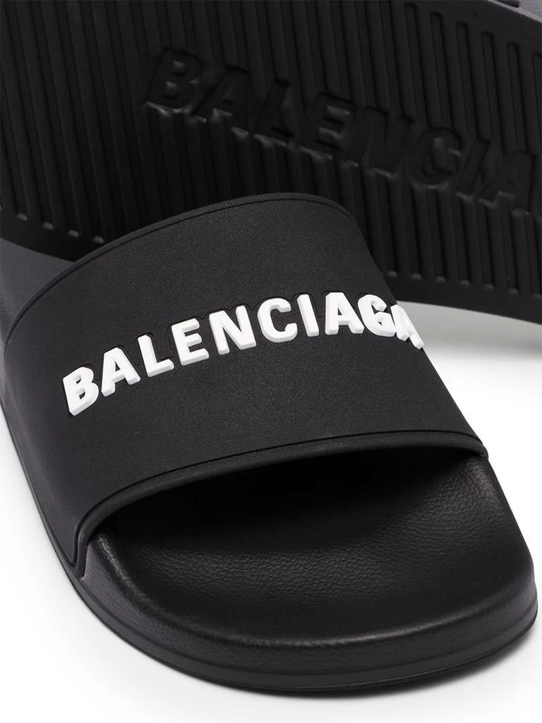 Balenciaga Balenciaga Logo Pool Slides 4