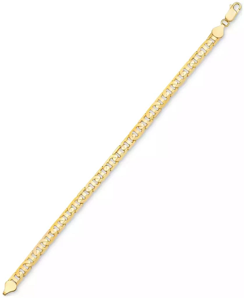Macy
s Men
s Mariner Link Chain Bracelet in 14k Gold-plated Sterling Silver 4
