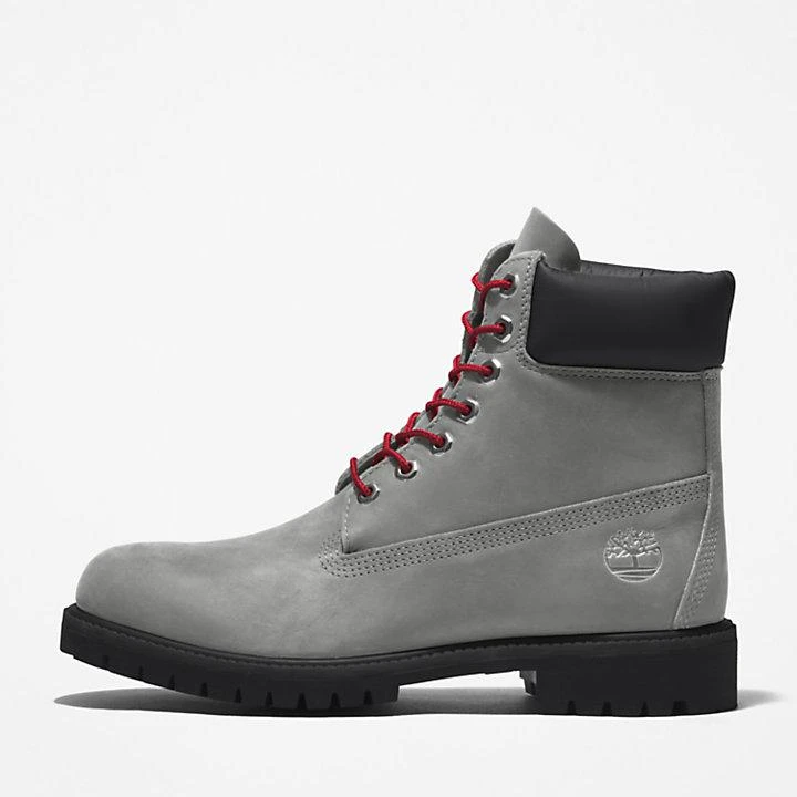Timberland Timberland Premium® 6 Inch Boot for Men in Grey/Red 7