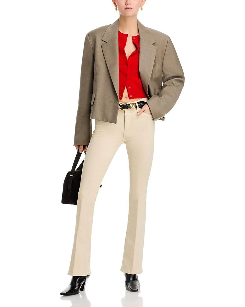 MOTHER The Weekender Sneak Flare Jeans in Play Date 2