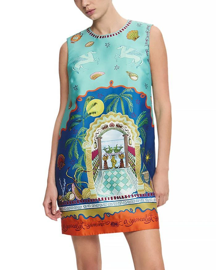 ALÉMAIS Surrealist Summer Mini Dress 1