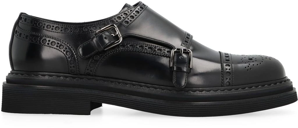 Mens Dolce & Gabbana Monk Dolce & Gabbana Calfskin Monk-Strap Shoes | Sendegaro FR main image 4