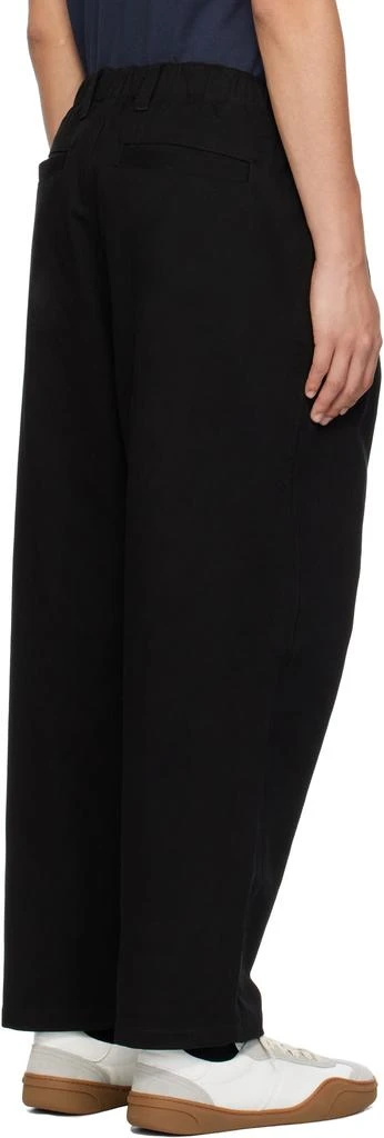 Metalwood Studio Black Elastic Waist Baggy Trousers 3