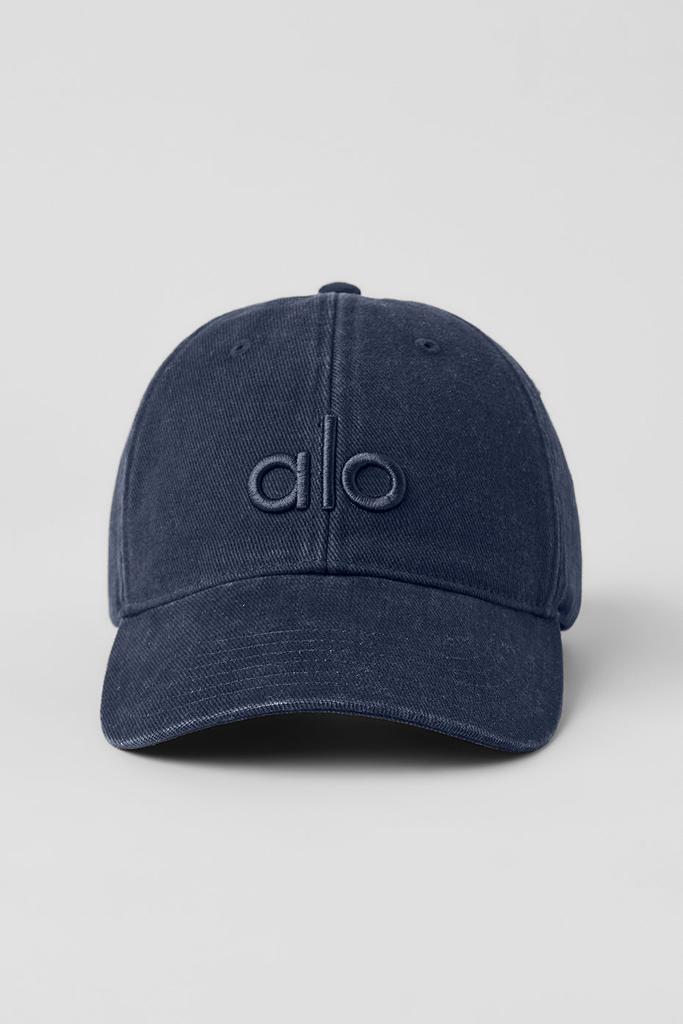 Alo Washed Off-Duty Cap - Vintage Navy - Hats - Free