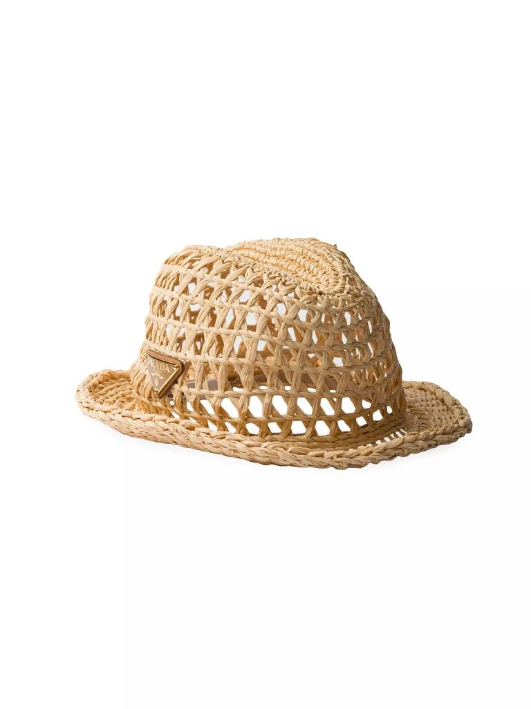 Prada Woven Fabric Fedora 1
