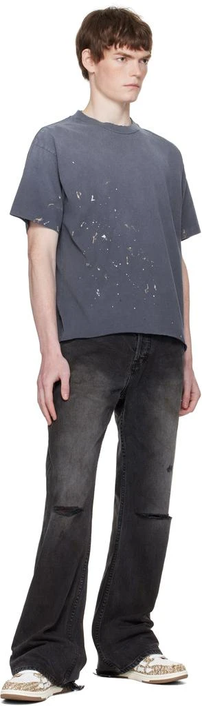 AMIRI Beige Bouclé Skel Top Low Sneakers 5