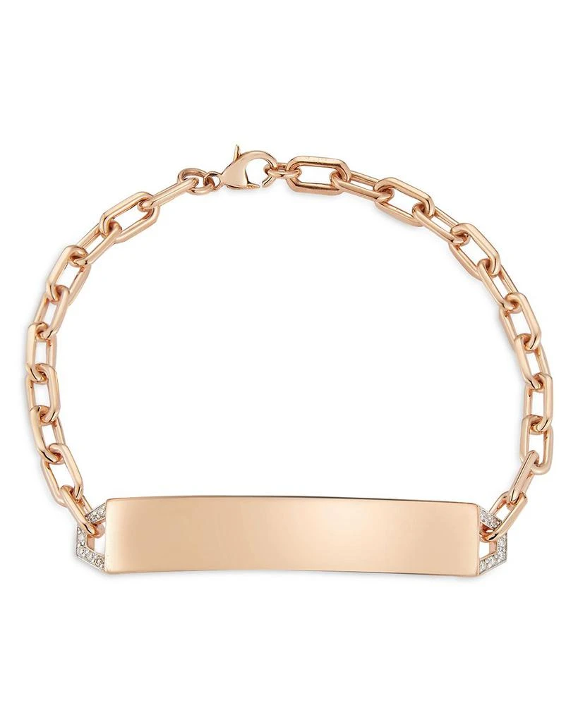 Walters Faith 18K Rose Gold Carrington Diamond ID Bracelet 1