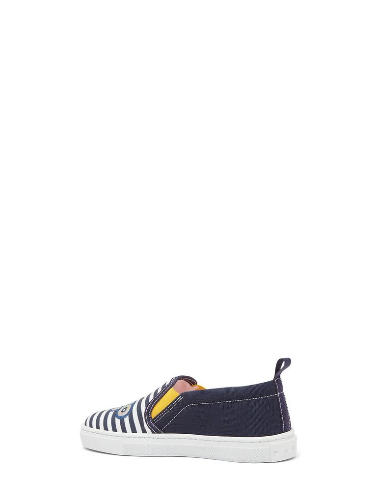 Kenzo Cotton & Rubber Slip On Sneakers 2