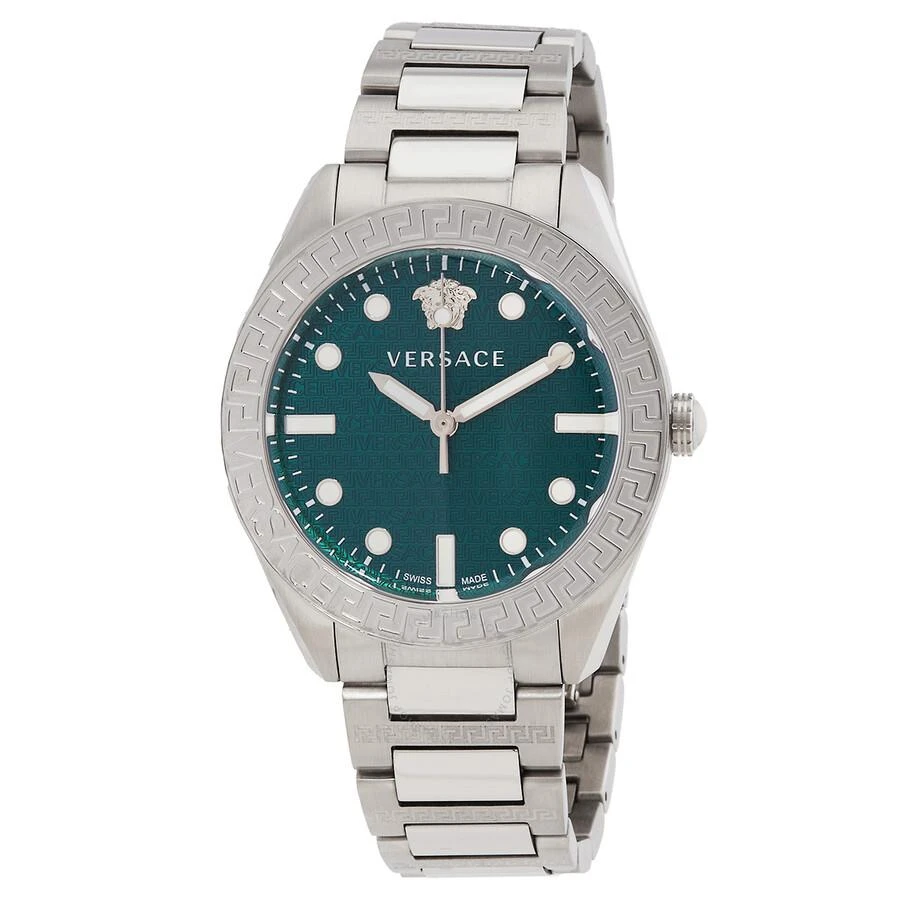 Versace Versace Greca Dome Quartz Green Dial Men's Watch VE2T00322 1