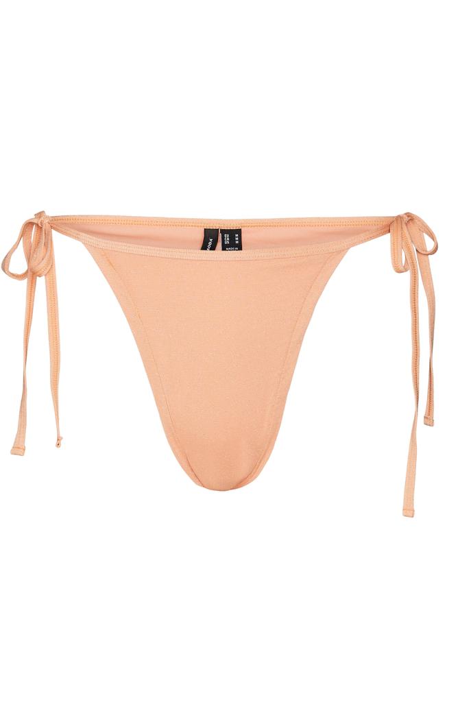 VERO MODA Metallic Tanga Bikini Bottoms