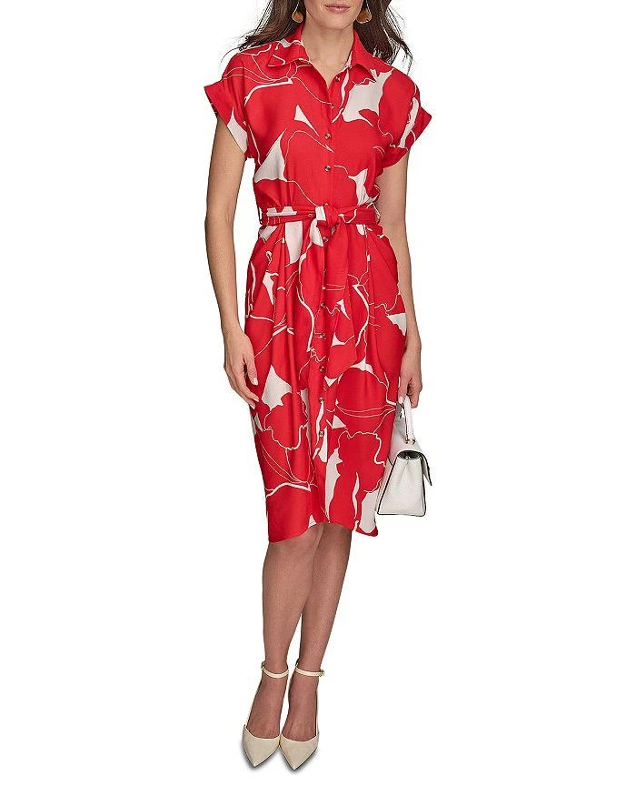 Donna Karan Crepe Shirt Dress 1