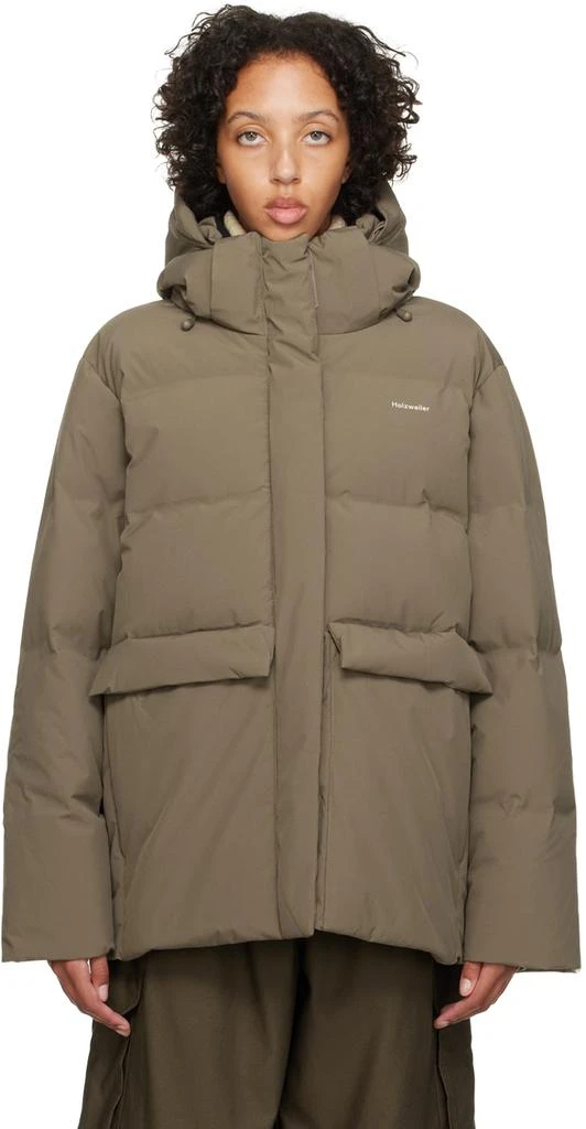 HOLZWEILER Taupe Besseggen Down Jacket 1