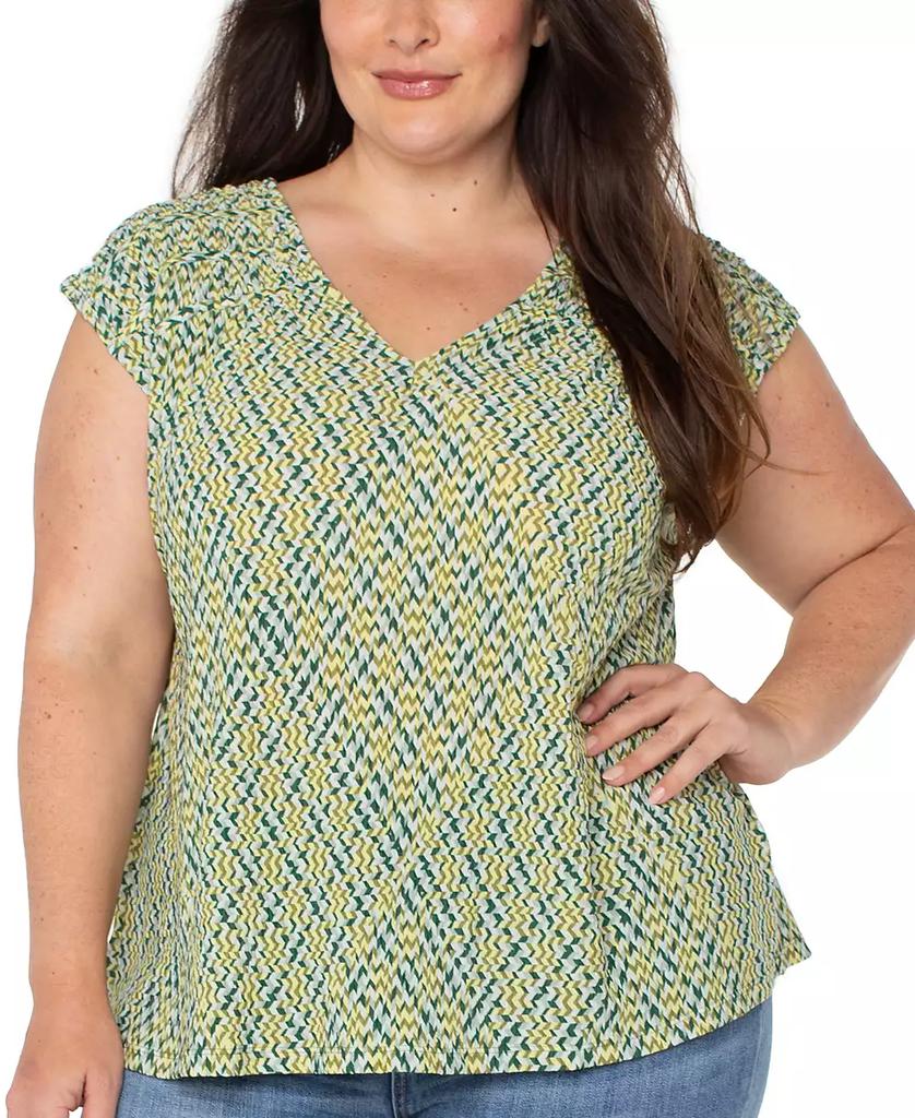 Liverpool Liverpool Plus Size Tie-Back Knit Top