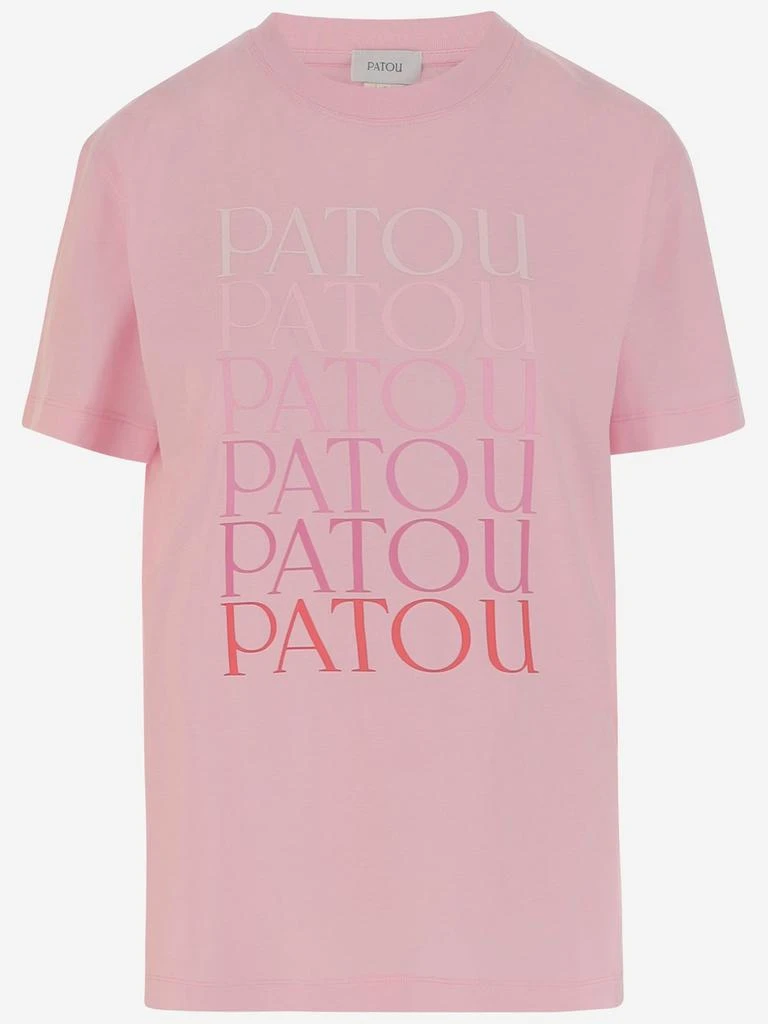 PATOU Patou Logo Print T-Shirt from Cettire