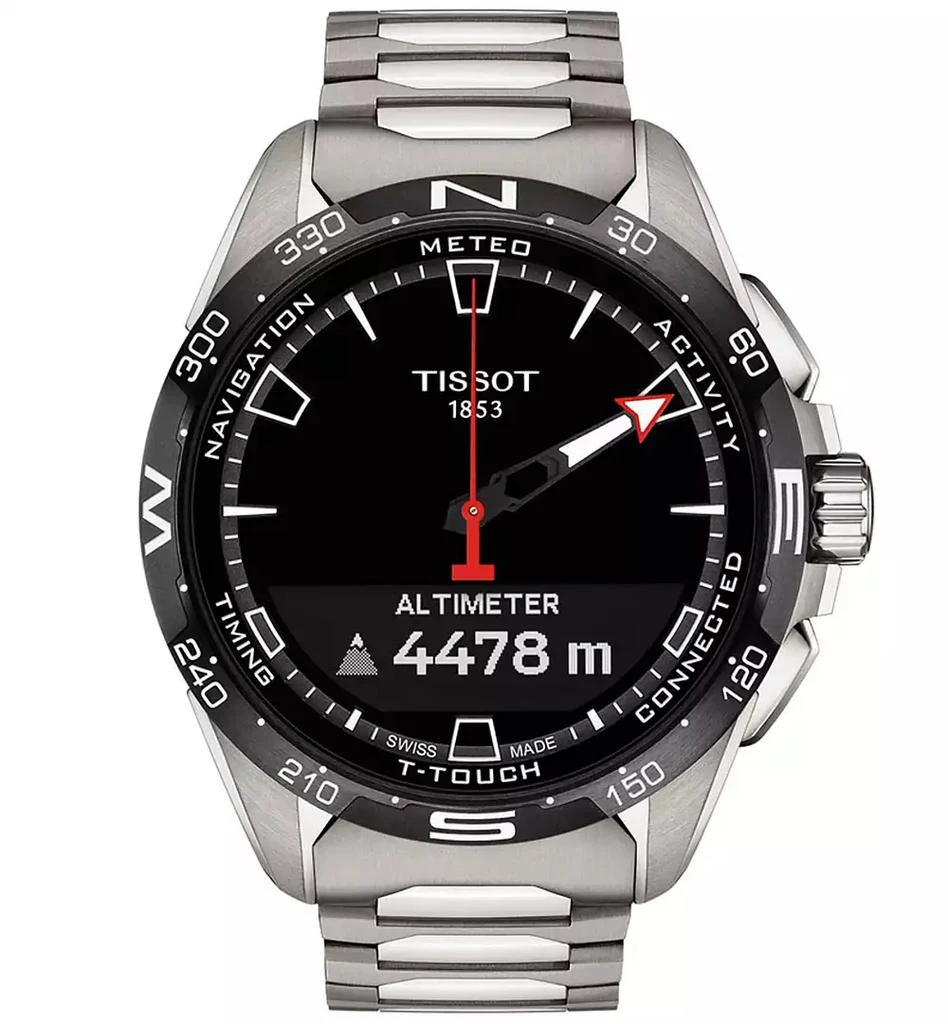 Tissot Men
s Swiss T-Touch Connect Solar Titanium Bracelet Smart Watch 48mm 5