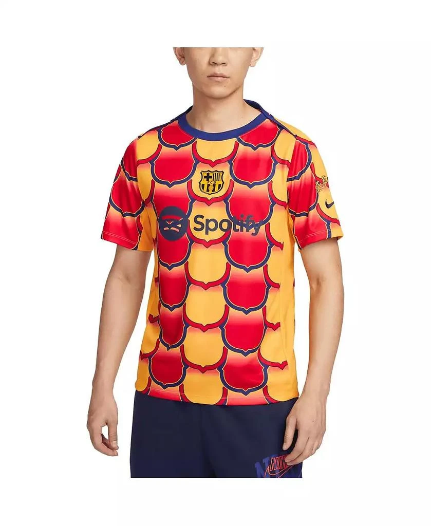 NIKE Men's Gold Barcelona 2023/24 Academy Pro Pre-Match Top 1