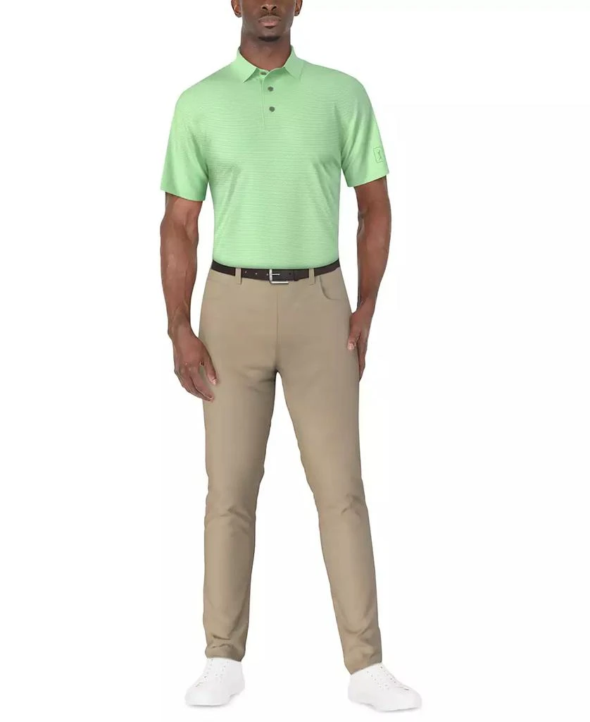 PGA TOUR Men's Micro-Jacquard Polo Shirt 3