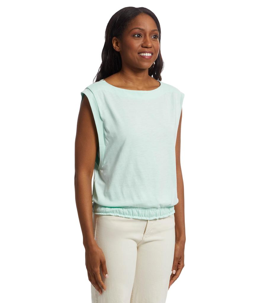 Lilla P Elastic Hem Boatneck Top