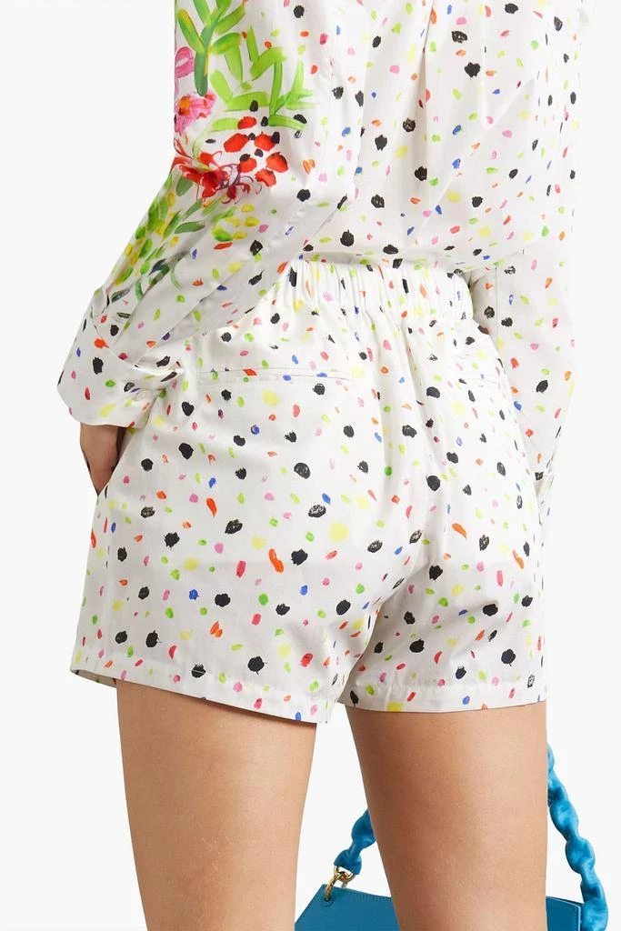 CHRISTOPHER KANE Printed cotton-poplin shorts 3