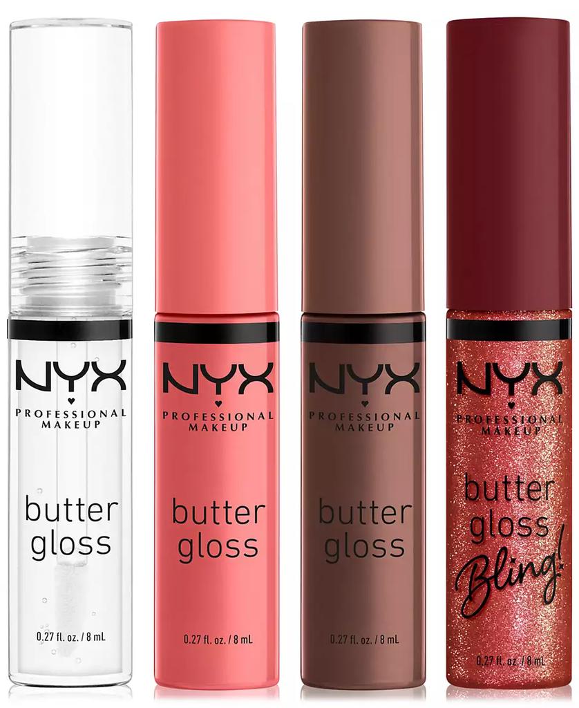 NYX Professional Makeup 4-Pc. Butter Gloss Lip Set