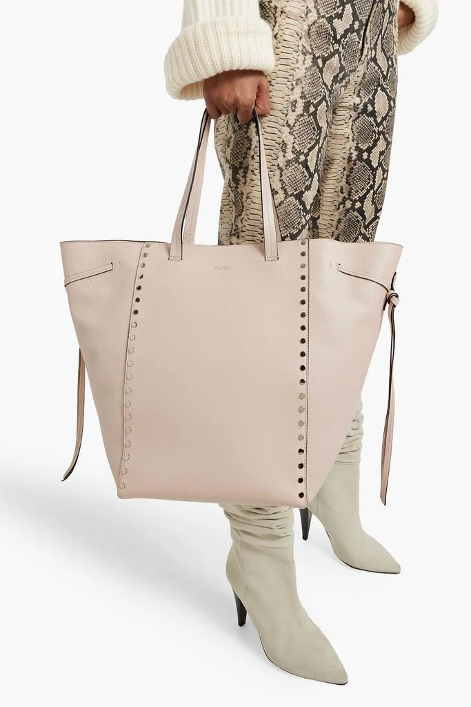 Isabel Marant Oskan studded pebbled-leather tote 2