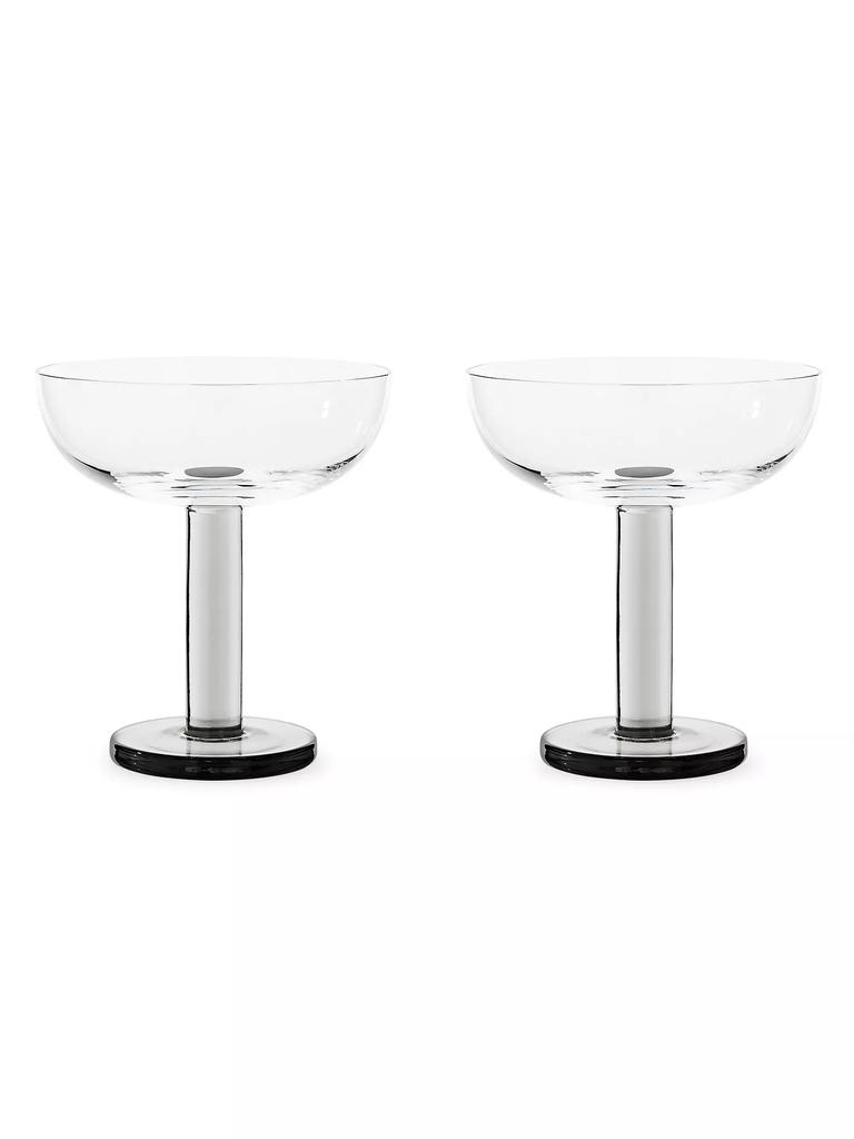 Tom Dixon Puck 2-Piece Coupe Glass Set