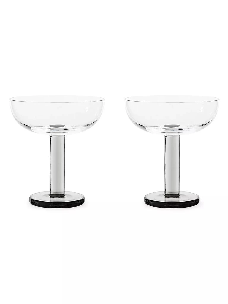 Tom Dixon Puck 2-Piece Coupe Glass Set 1