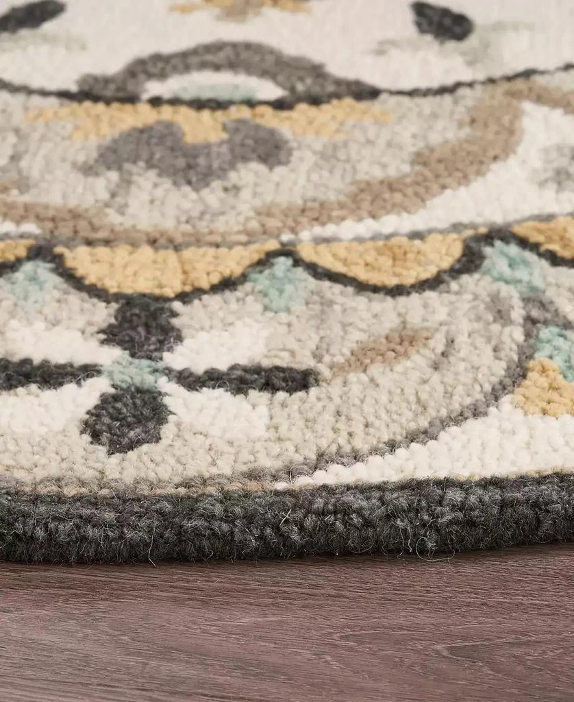 LR Home Radiance RDC-100 6' x 6' Round Area Rug 5