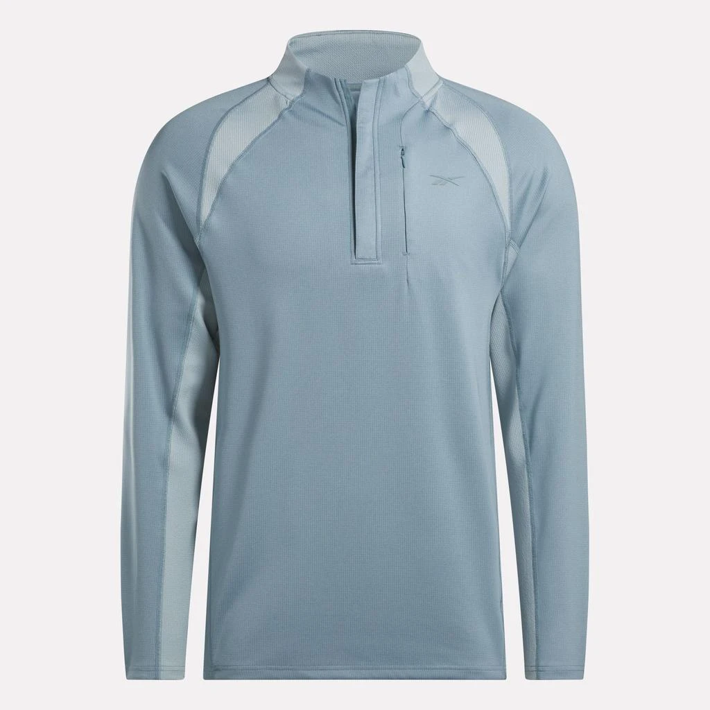 Reebok Men
s Long Sleeve Aero Flex 1/4 Zip Pullover Top 4