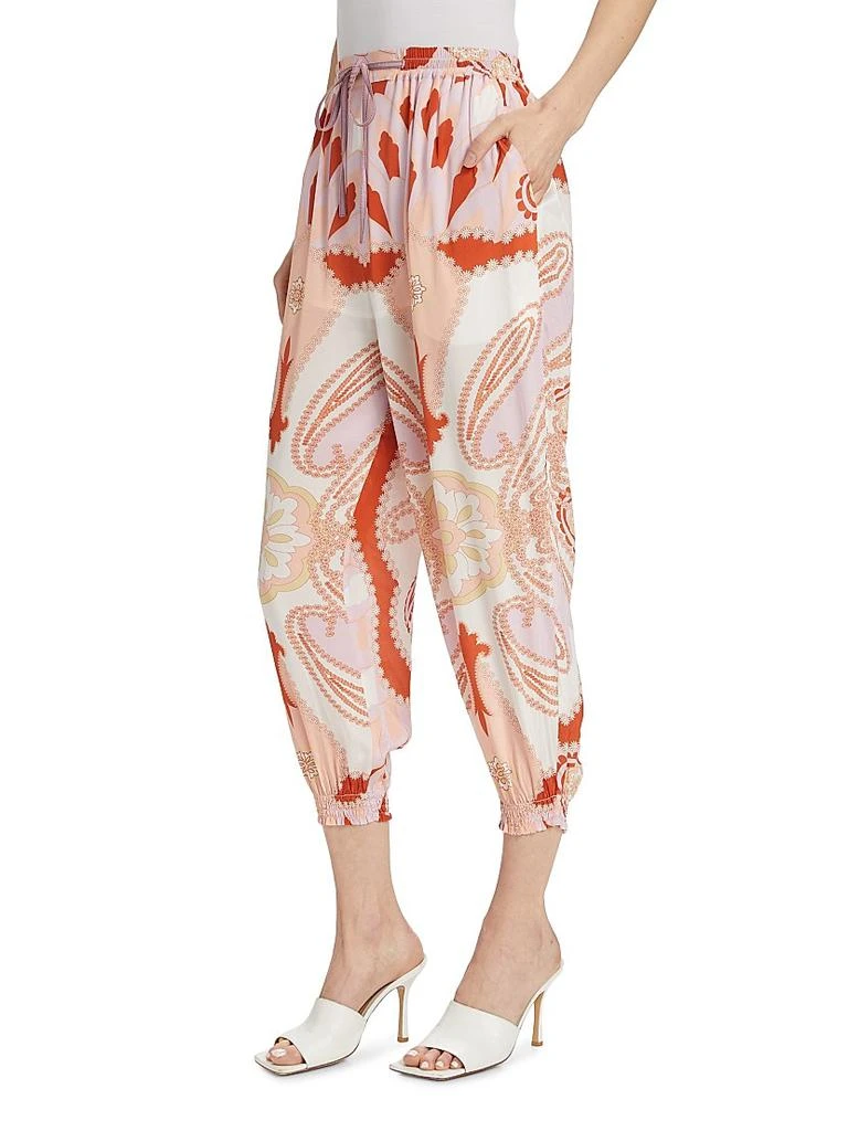 Carolina K Genie Abstract Cropped Pants 4