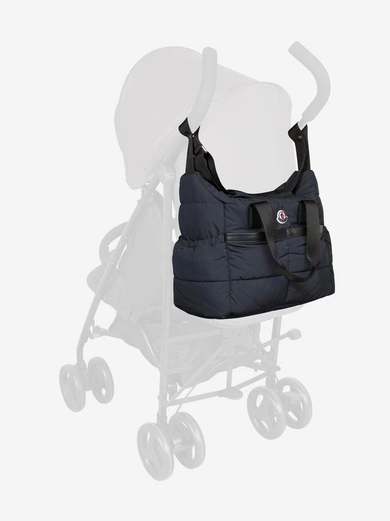 Moncler Moncler Enfant Baby Quilted Tote Changing Bag in Navy 4