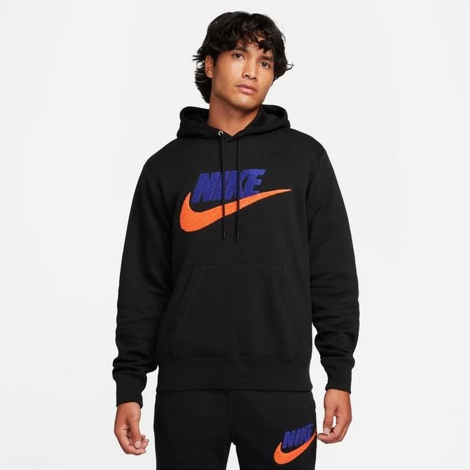 NIKE Men's Nike Club Fleece Chenille Futura Pullover Hoodie 1