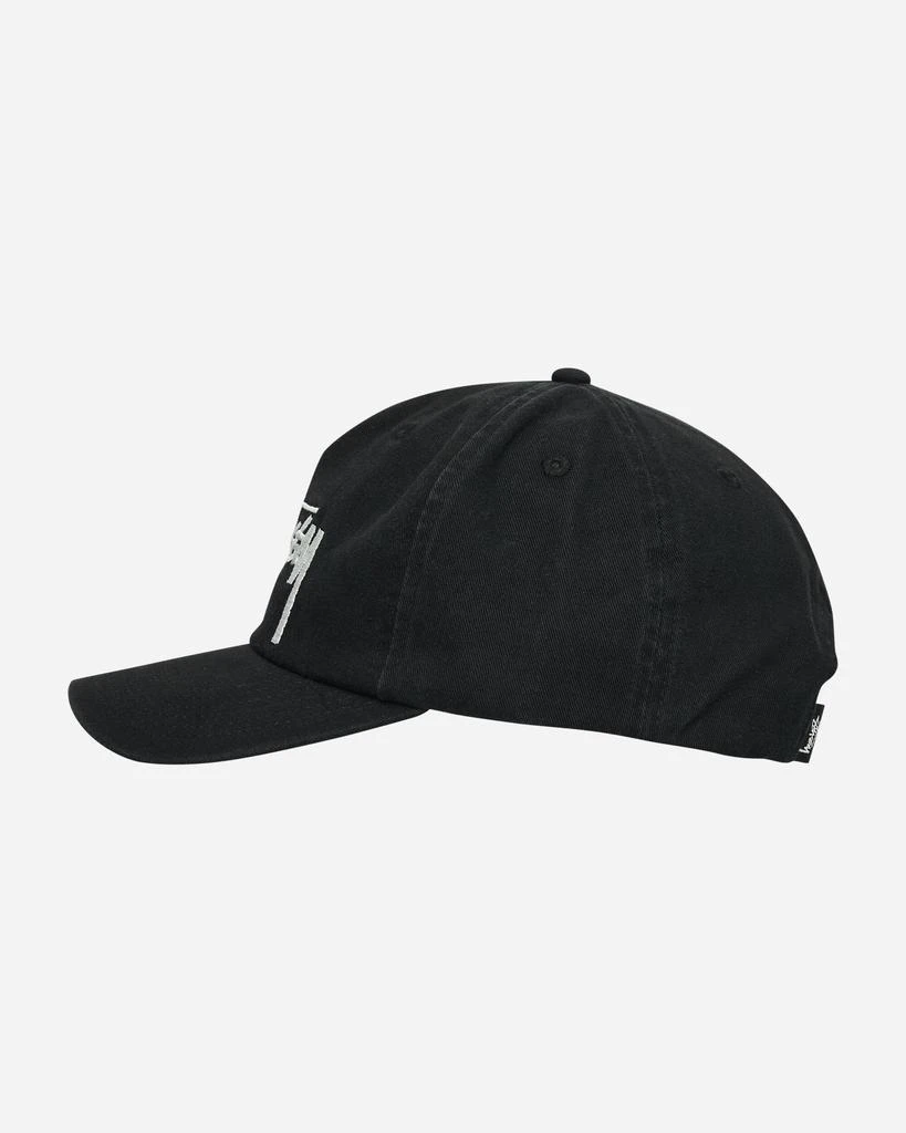 STUSSY Big Stock Snapback Cap Shadow Black 3