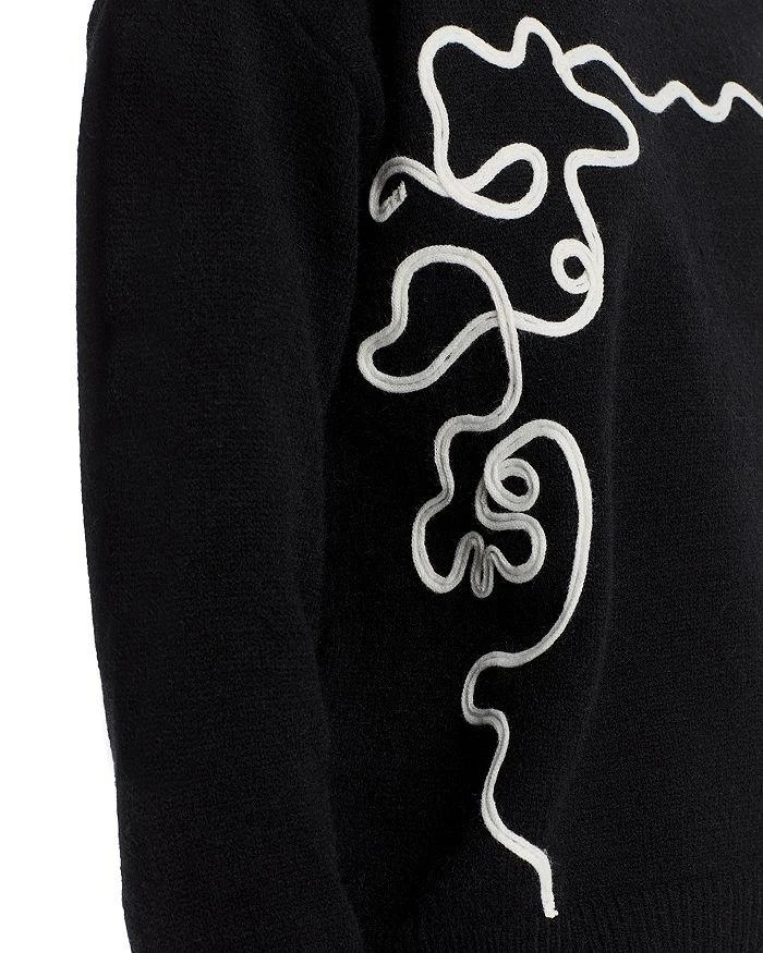 Gracia Flower Embroidered Sweater 4