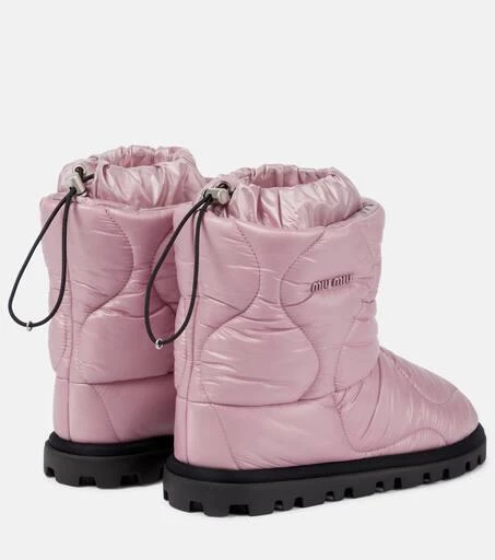 Miu Miu Logo snow boots 3