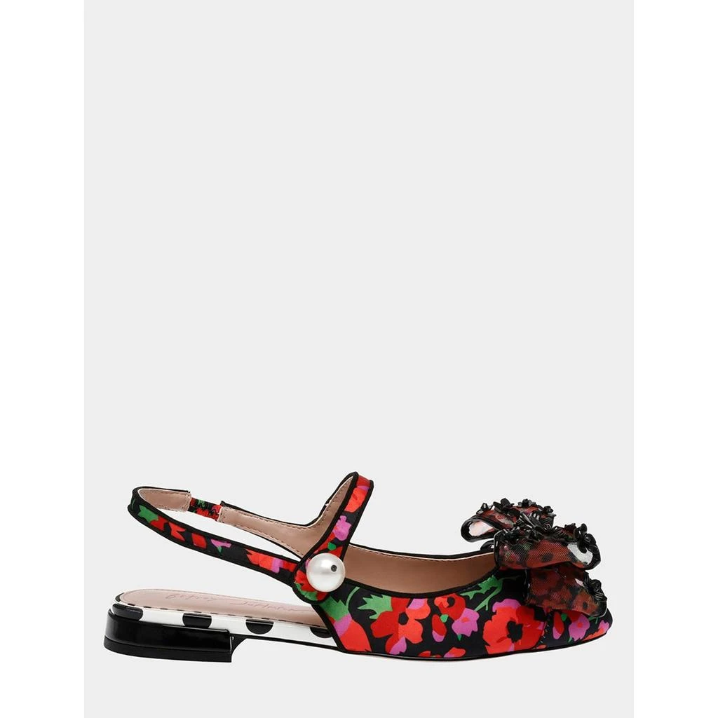 Betsey Johnson Livy Black Poppy 1