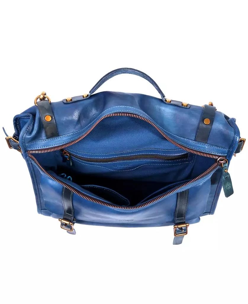 OLD TREND Stone Cove Leather Briefcase 5