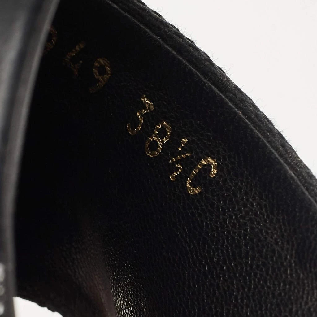 Gucci Gucci Navy Blue GG Canvas Horsebit Slide Sandals Size 38.5 7