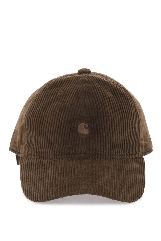 CARHARTT WIP velvet ribbed baseball cap with nine