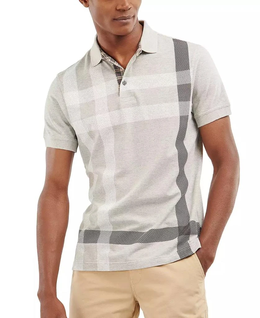 Barbour Men's Blaine Oversized Tartan-Print Polo 1