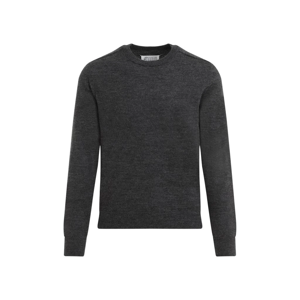 MAISON MARGIELA Maison Margiela Elbow Patch Crewneck Jumper from Cettire