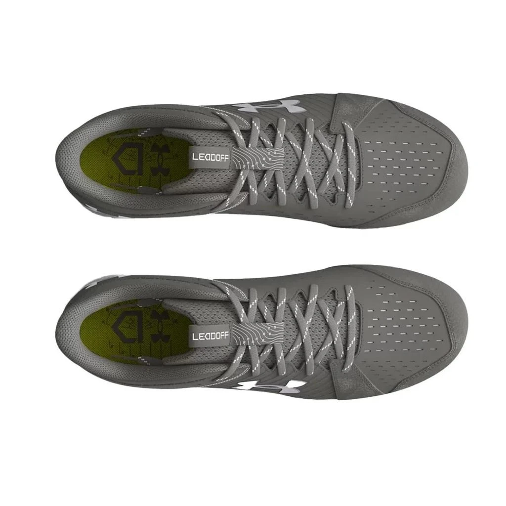 Under Armour Leadoff 3025589-101 Men's US Gray Low RM Baseball Cleats ZAP641 4