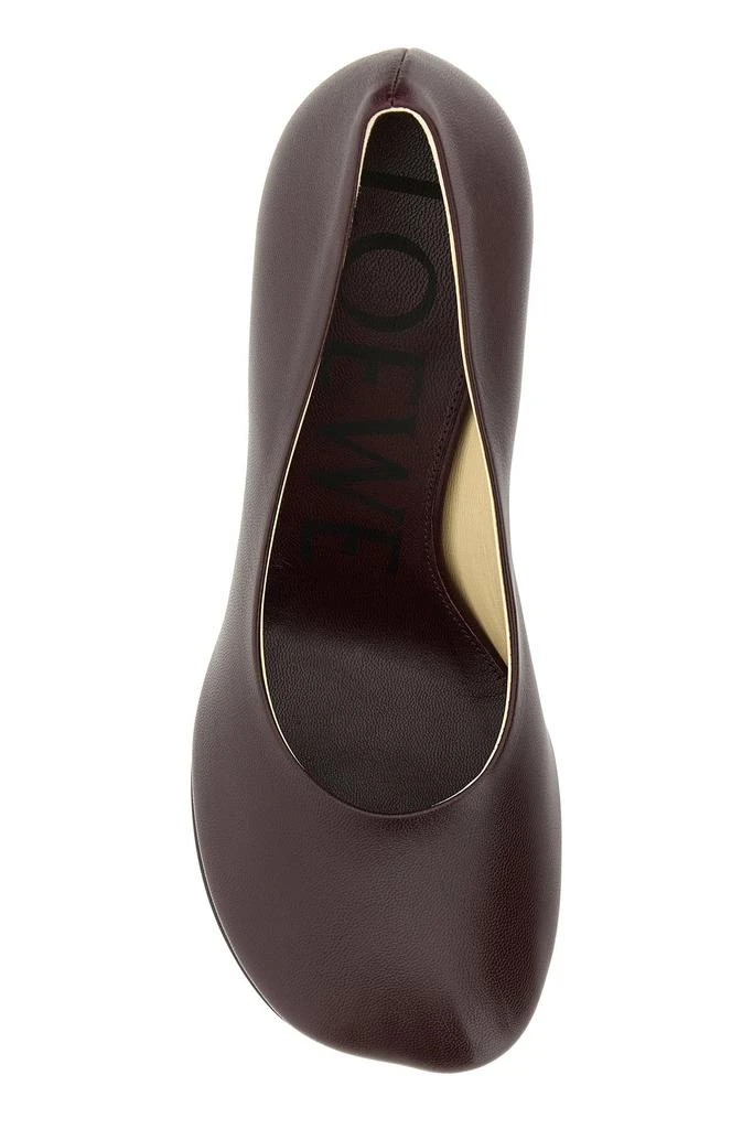 Loewe Burgundy leather Toy pumps 4