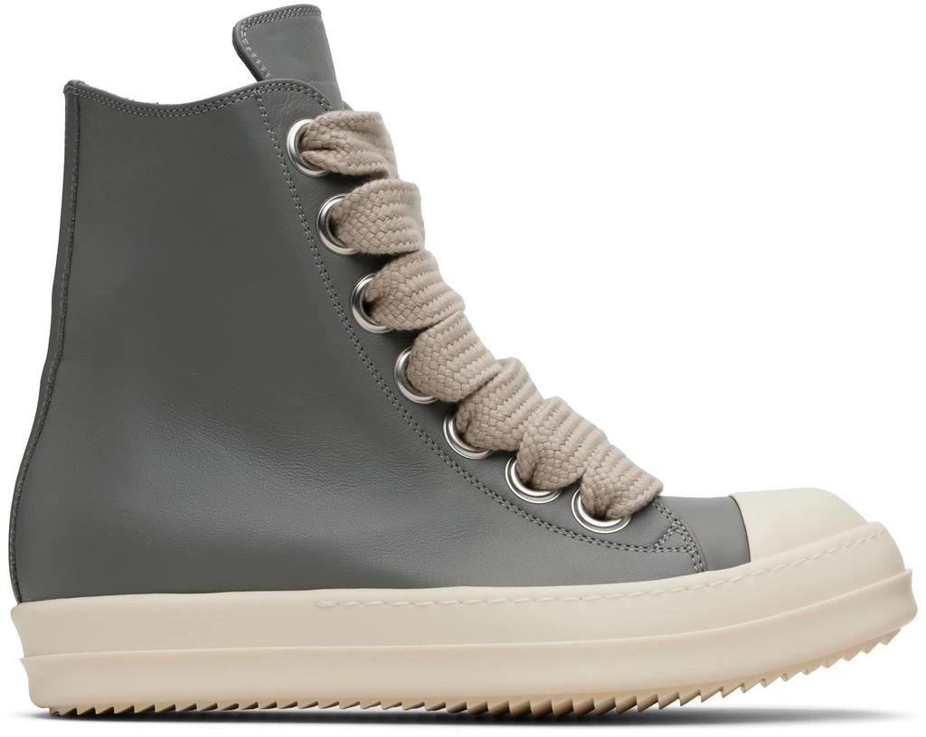 Rick Owens Gray Concordians Jumbolace Sneakers 1