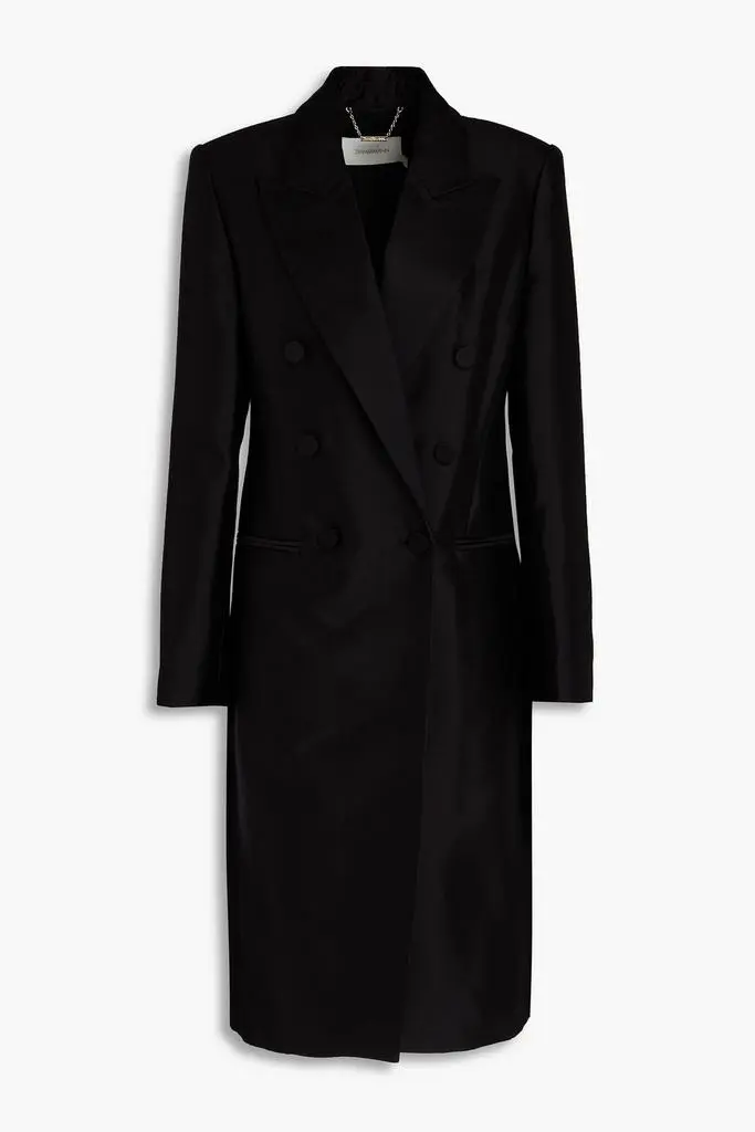 Zimmermann Wool and silk-blend gabardine coat