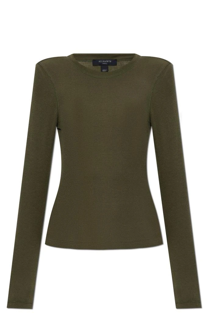 ALL SAINTS Allsaints Fitted Ribbed Knit Top 1