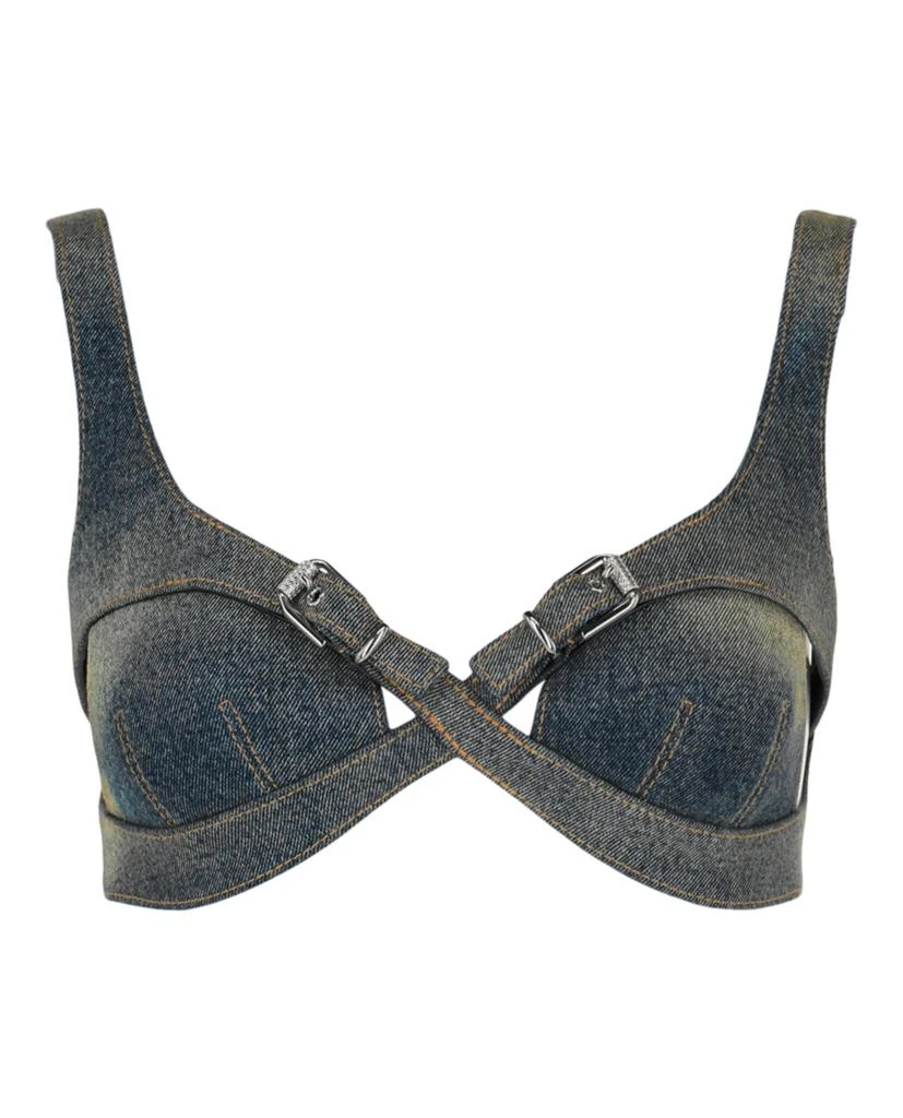 Givenchy Crisscross Denim Top