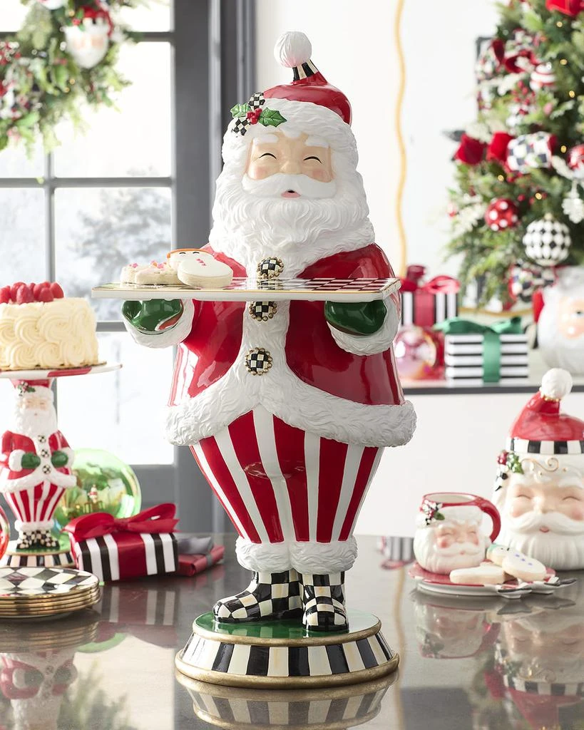 MacKenzie-Childs Nick's Pick Santa Bulter Decor 1