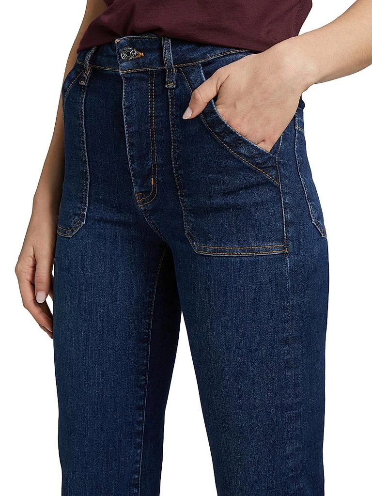 FRAME Utility Mid-Rise Straight Jeans 6